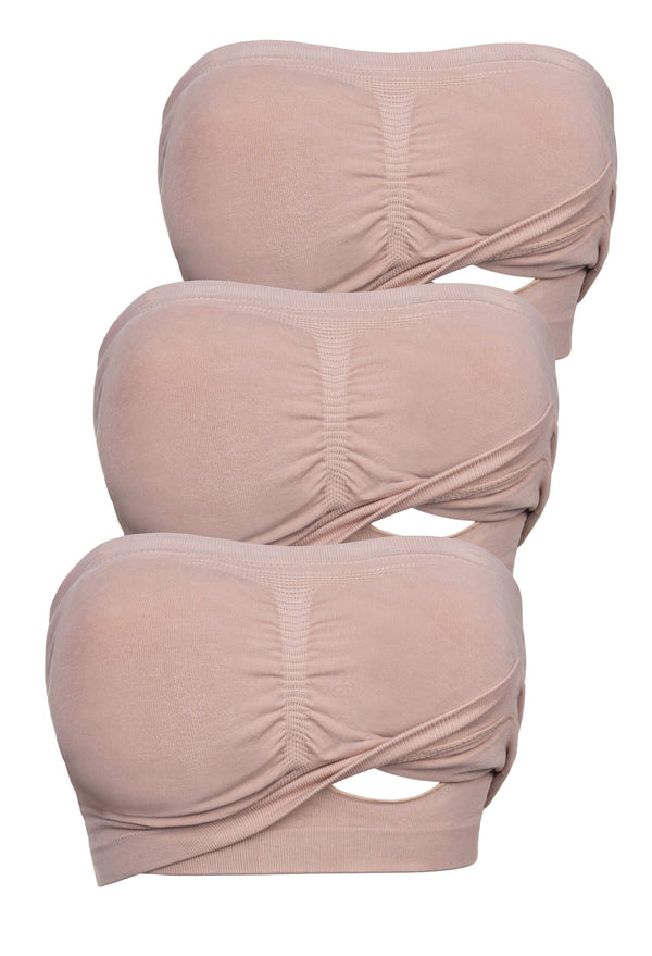 Full Bust Bamboo Strapless Maternity & Nursing Wire Free