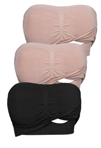 Full Bust Bamboo Strapless Maternity & Nursing Wire Free