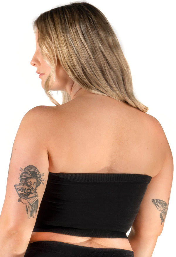 Full Bust Bamboo Strapless Maternity & Nursing Wire Free