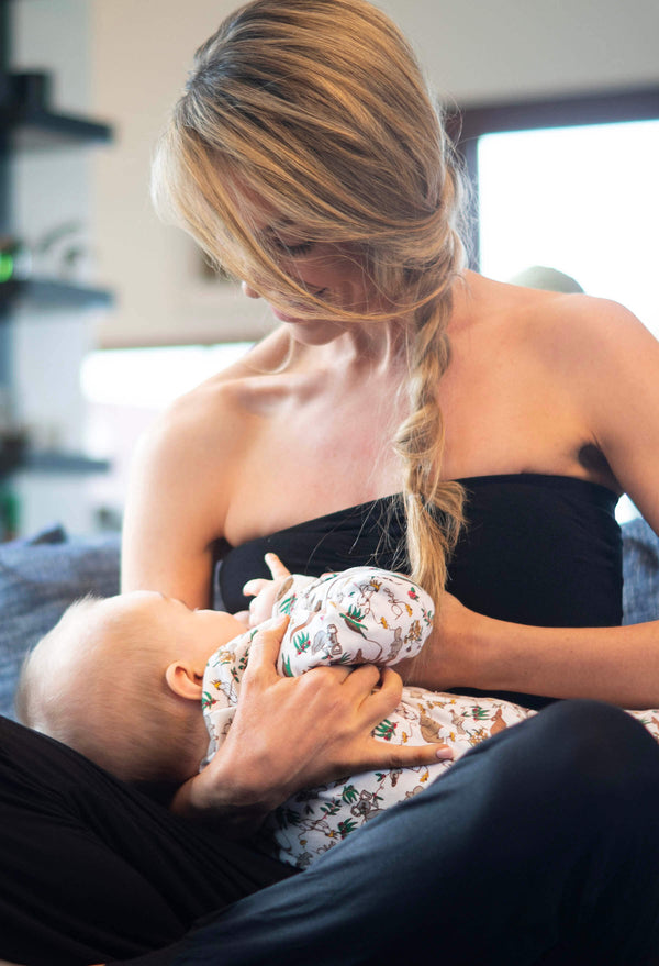 Full Bust Bamboo Strapless Maternity & Nursing Wire Free