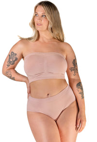 Full Bust Bamboo Strapless Maternity & Nursing Wire Free