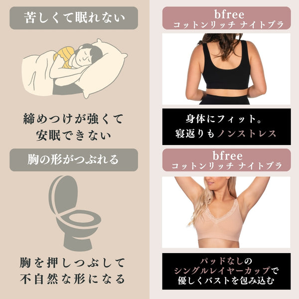 Cotton Rich Pull On Sleep Bra