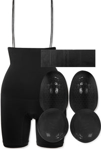 憧れの砂時計シルエットに!シェイピングショーツ&ウエストニッパー&パッド2種 セット