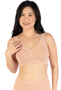 Cotton Rich Pull On Sleep Bra Pack
