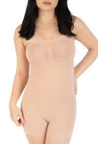 Shapewear Bodysuit Strapless Shorts | BodySleek