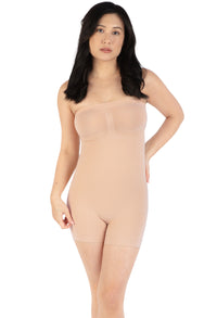 Shapewear Bodysuit Strapless Shorts | BodySleek