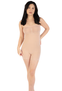 Shapewear Bodysuit Strapless Shorts | BodySleek