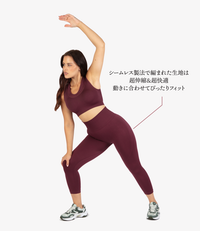 Seamless High Waist 3/4 Capri Leggings