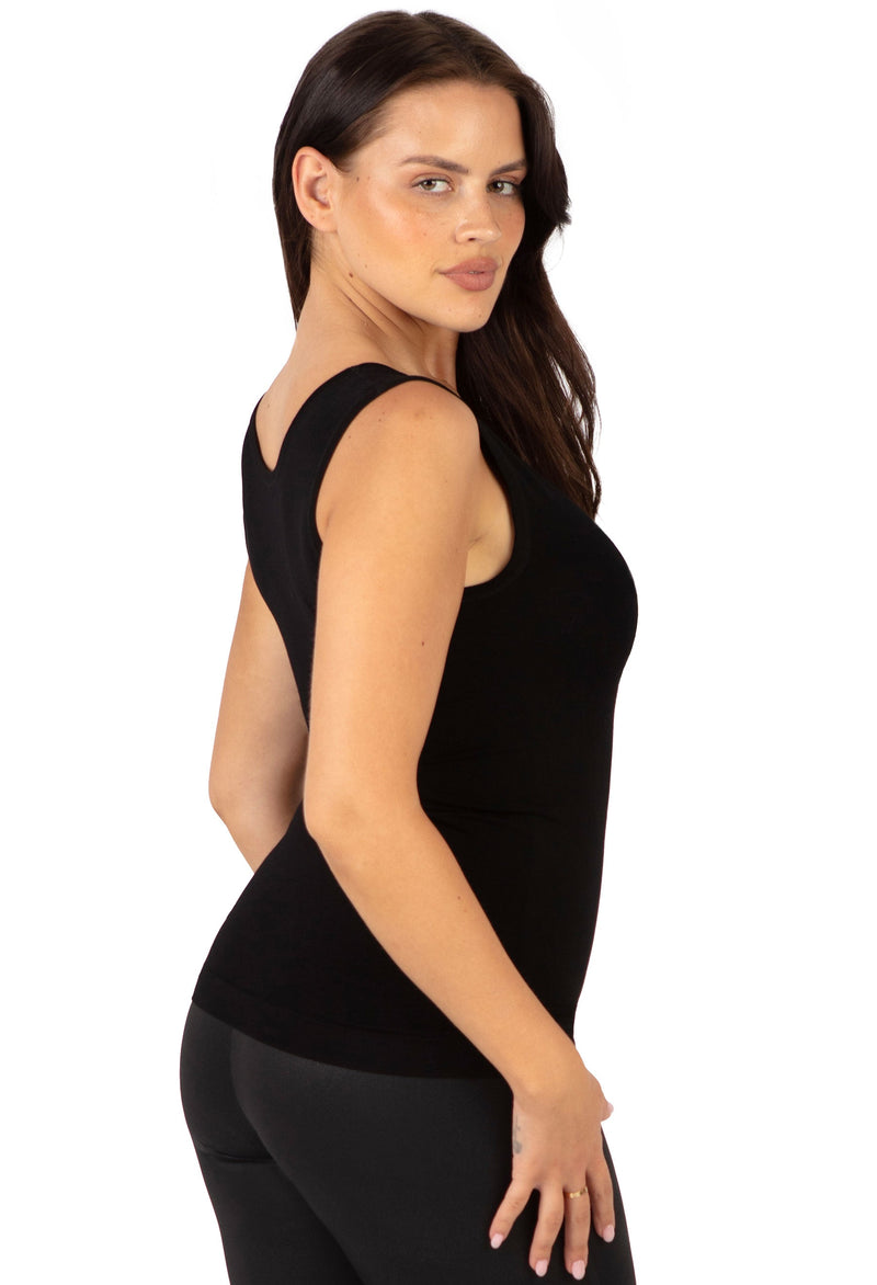 Black Bamboo Tank Top