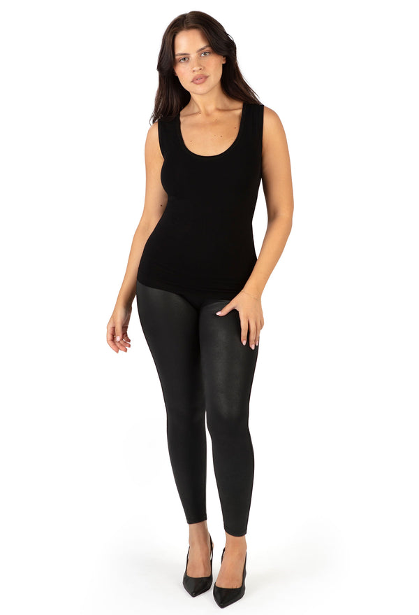 Black Bamboo Tank Top