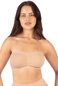 Cotton-Rich Padded Strapless Bra