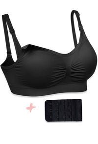 バンブーノンワイヤーマタニティ＆授乳ブラ＋ブラエクステンダーセット