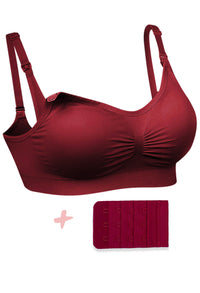 バンブーノンワイヤーマタニティ＆授乳ブラ＋ブラエクステンダーセット