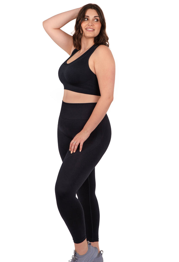 Triple-layer Support Racer & High Waist Full Length Leggings