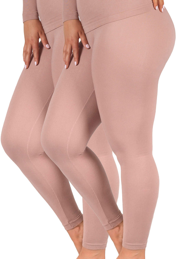 Seamless Thermal Leggings - 2 Pack