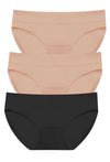 ヒップスター ビキニショーツ - 3枚セット