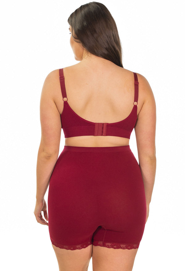 股ずれ防止 ハイライズ プチ コットンリッチ ショーツ - 3着セット