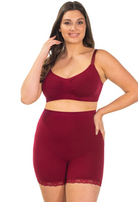 股ずれ防止 ハイライズ プチ コットンリッチ ショーツ - 3着セット