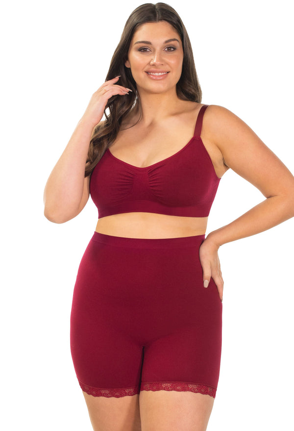 股ずれ防止 ハイライズ プチ コットンリッチ ショーツ - 3着セット