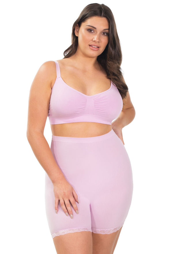 股ずれ防止 ハイライズ プチ コットンリッチ ショーツ - 3着セット