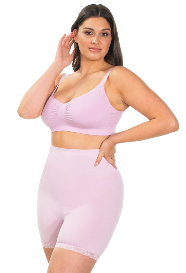 股ずれ防止 ハイライズ プチ コットンリッチ ショーツ - 3着セット