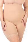 Underbust Anti Chafing Midi Cotton Rich Shorts - 2 Pack