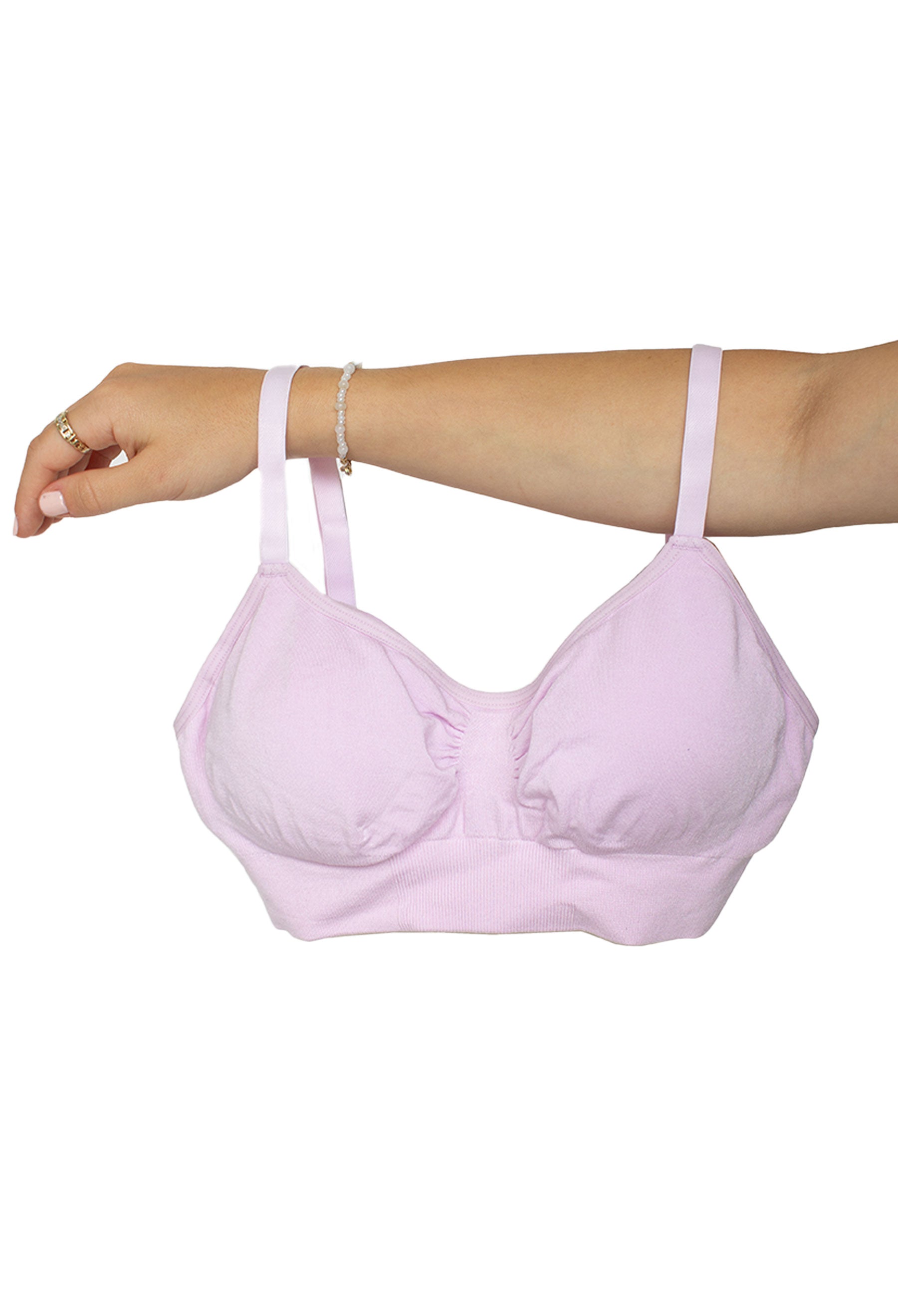 Bamboo Padded Wire Free Bra - Fancy 3 Pack