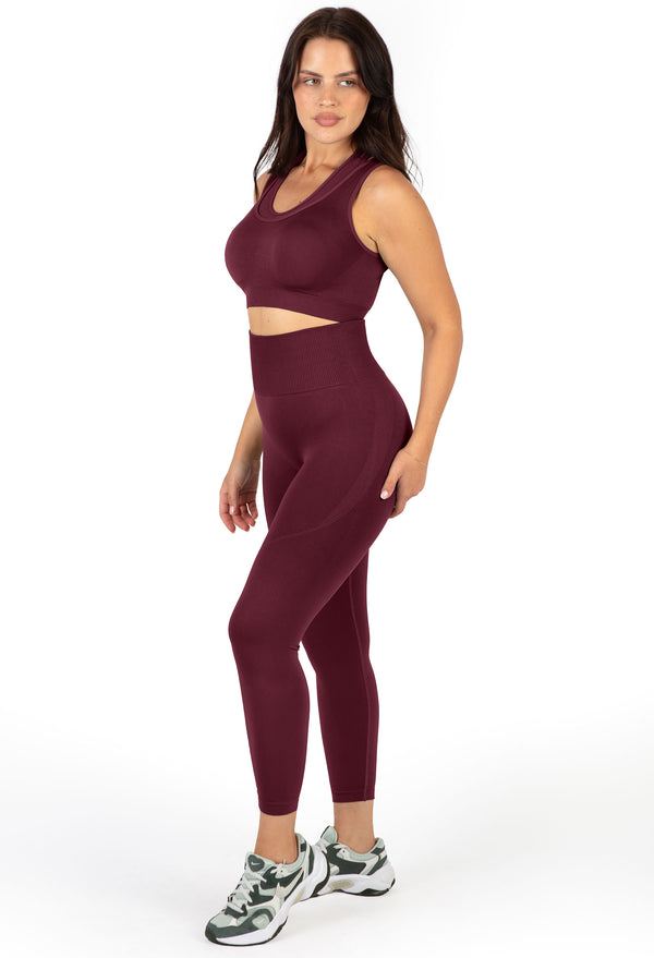 Triple-layer Support Racer & High Waist Full Length Leggings