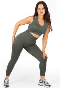 Triple-layer Support Racer & High Waist Full Length Leggings