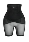 High Waist Power Mesh Tummy Control Shorts - 2 Pack