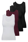 Bamboo Tank Top - 4 Pack