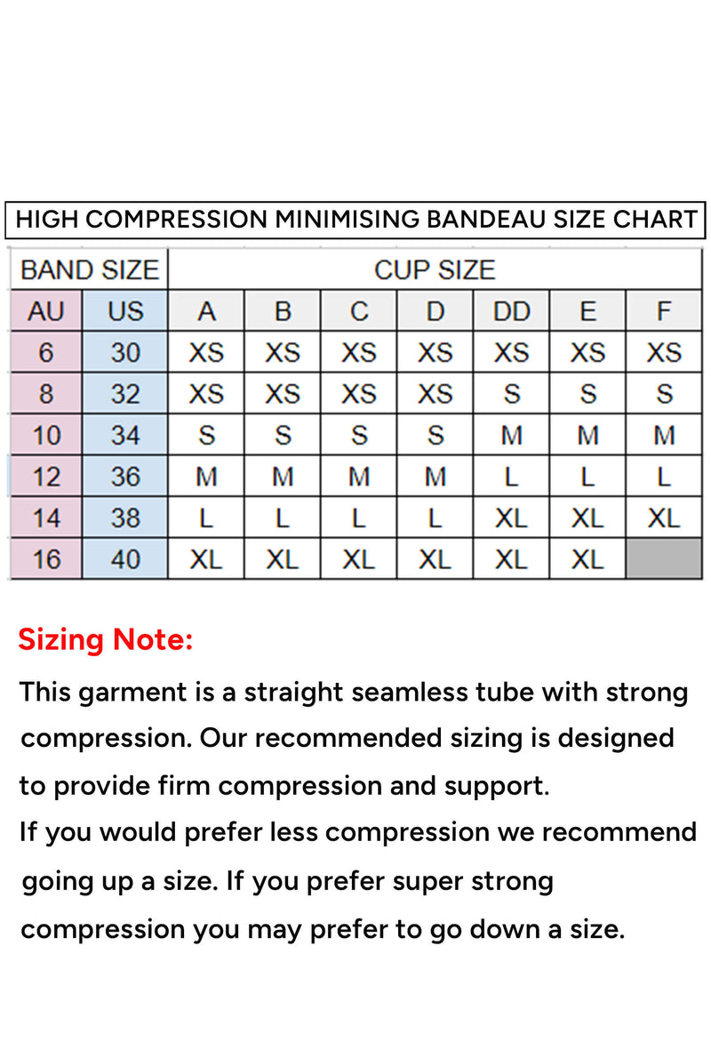 High Compression Minimising Bandeau - 2 Pack