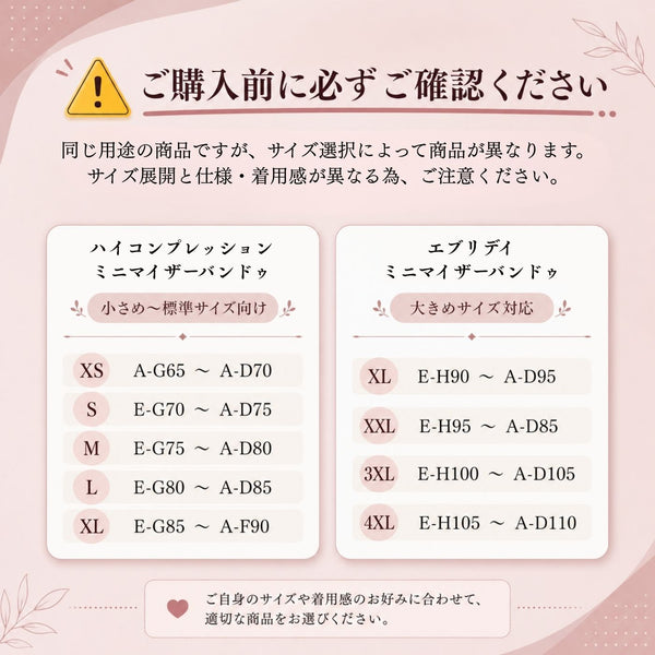 ハイコンプレッション ミニマイザー バンドゥ
