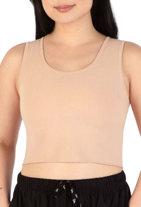 Cotton Chest Binder Crop Tank