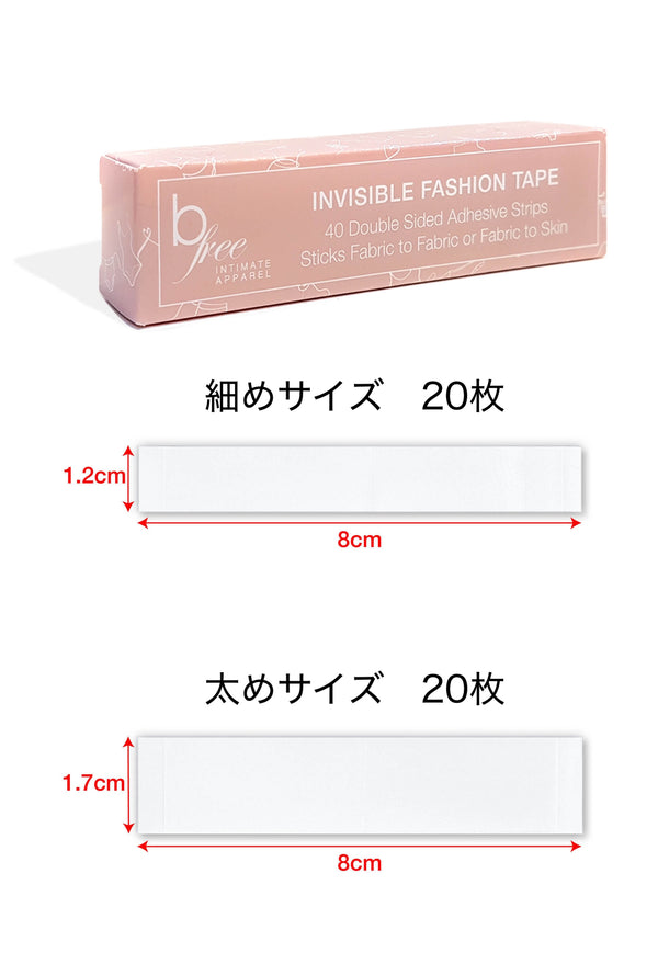 クリア ファッション 両面テープ - 40枚入り