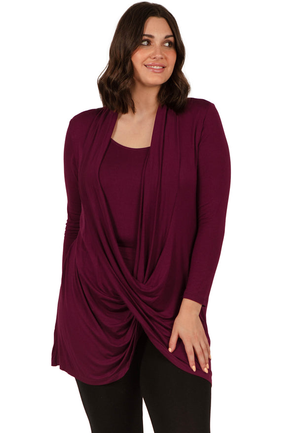 Bamboo Soft Drape Nursing Top