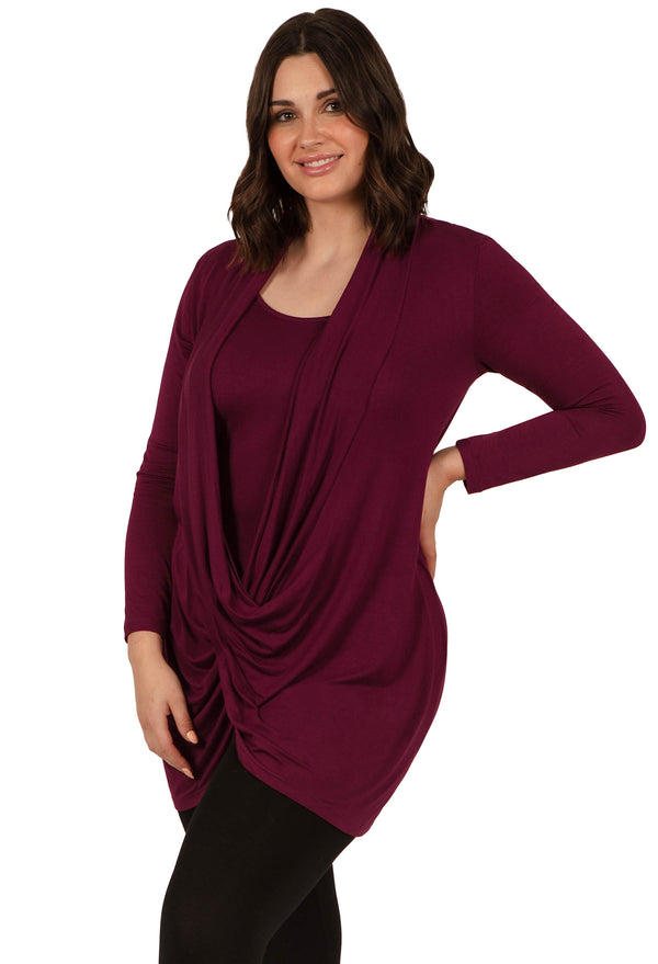 Bamboo Soft Drape Nursing Top