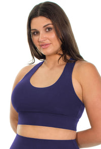 Push Up Sports Bra - Longline With Mesh Racer Back - 2 Pack