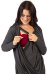 Bamboo Soft Drape Nursing Top