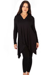 Bamboo V Neck Tunic Top