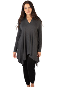 Bamboo V Neck Tunic Top