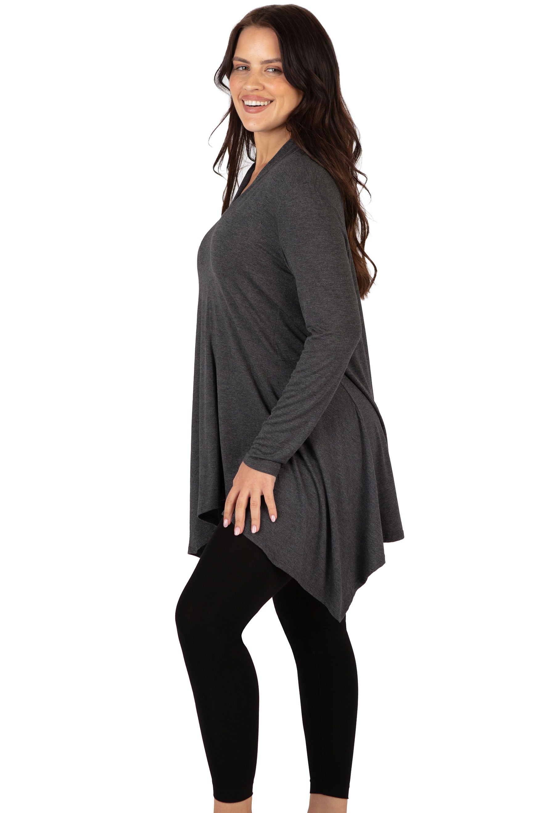 Bamboo V Neck Tunic Top