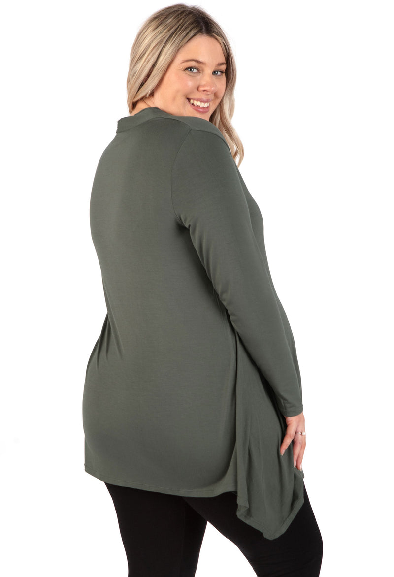 Maternity Bamboo V Neck Tunic Top - 2 Pack