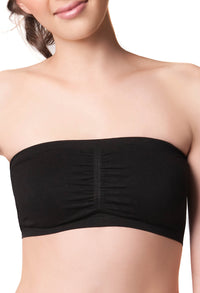 Cotton-Rich Padded Strapless Bra