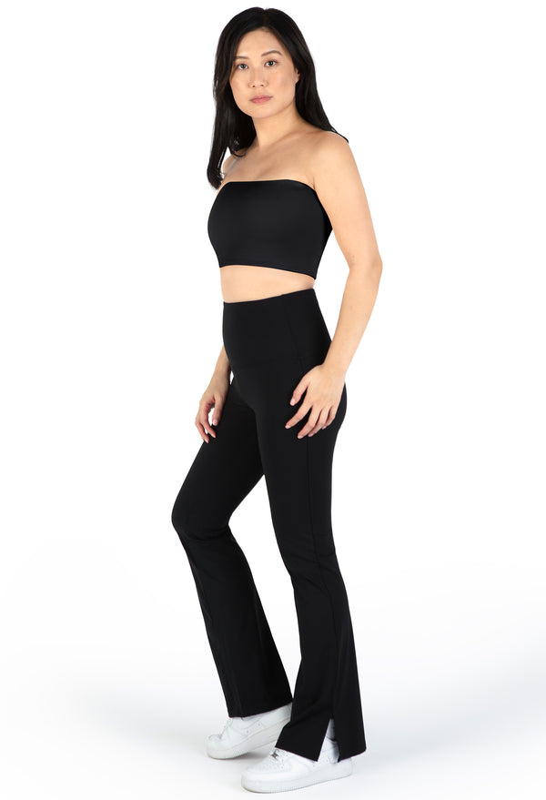 Flare Leggings | High Waisted & Pet Hair Resistant - 2 Pack