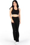 Flare Leggings | High Waisted & Pet Hair Resistant - 2 Pack