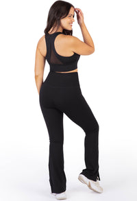 Flare Leggings | High Waisted & Pet Hair Resistant - 2 Pack
