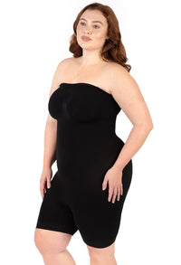 シェイプウェア ボディスーツ ストラップレス ショーツ - 2着セット | 引き締め美ライン