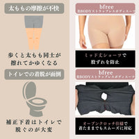 Shapewear Bodysuit Strapless Shorts | BodySleek