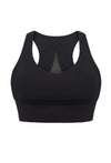 Push Up Sports Bra - Longline With Mesh Racer Back - 2 Pack
